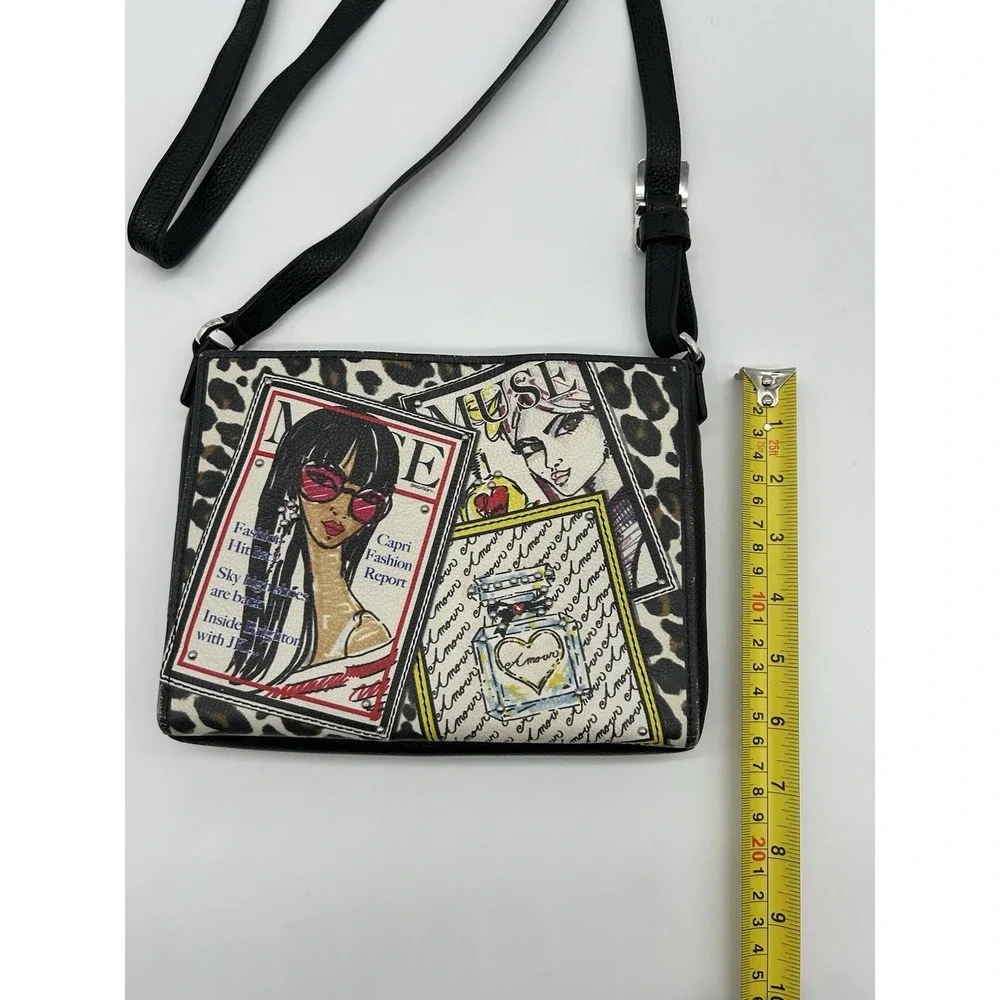 Brighton Fashionista Muse City Organizer Crossbody Bag Tom Clancy Leather RARE